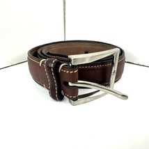 Tumi Men’s Brown Leather Belt Size 36 / 90 Used - $26.17