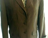 Women’s Pendleton Size 8 Brown Suit Jacket Pockets Sleeves cuff Pad  SKU... - $6.88