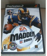 Madden NFL 2003 (Sony PlayStation 2, 2002) - $6.00