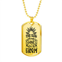 The Sun Always Shines Necklace Inspirational Necklace Stainless Steel or 18k Go - £37.31 GBP+