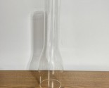 Clear Glass Chimney For Oil Lamp 12 High 3 ” Fitter Base And 1-7/8” (2”)Top - £10.75 GBP