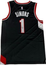 Anfernee Simons Signed Jersey PSA Portland Trail Blazers Autographed - £152.46 GBP