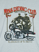 Vtg Hanes Comfort-T Mens Riding Club To Protect &amp; Serve Shirt T-Shirt XL NOS - £15.65 GBP
