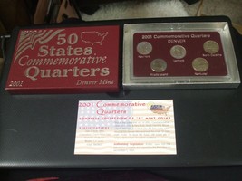 50 States Commemorative Quarters - Denver Mint - 2001 - £10.98 GBP