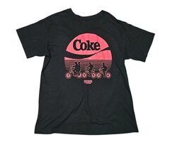 Coca Cola Stranger Things Nextflix Soda Pop Logo Tee T-Shirt Adult Sz La... - $24.84 CAD