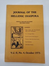 Journal of the Hellenic Diaspora Oct 1975 Vol II No 4 Marx Lenin Greek J... - $19.79