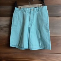 Vineyard Vines Mens Shorts Size 32 Light Blue Flat Front  Breaker Chino - $14.48