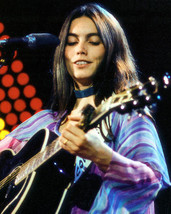 Emmylou Harris Color Print With Guitar 1980&#39;s 8x10 HD Aluminum Wall Art - £31.96 GBP