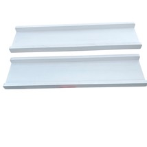 Floating Shelves White Wall Mounted Set of 2, 24 Inch Wood Storage Wall ... - $516.88 MXN
