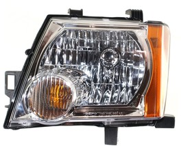 Headlight For 2011-2015 Nissan Xterra Driver Side Chrome Housing Halogen Clear - £110.30 GBP