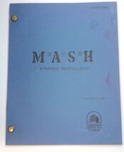 MASH: Strange Bedfellows Original 1982 Television Script By Karen Hall - $76.50