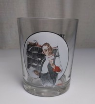 Norman Rockwell Collectible Saturday Evening Post Sorting Mail 1922 Tumbler 4&quot; - £4.68 GBP