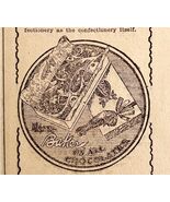 Winthrop Baker Chocolate Bon Bons Advertisement 1899 Victorian Boston Ma... - $454.76 MXN