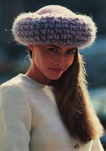 20 Knit Crochet Beret Harlequin Cloche Cossack Cascade Polar Cowl Hat Patterns - £9.58 GBP