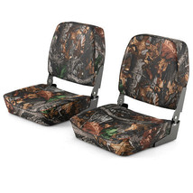 2-Piece Folding Boat Seat Set with Sponge Padding-Camouflage - Color: Ca... - $199.97