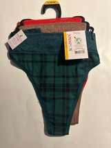3 Pairs Joyspun Thongs With Lace Panties Size Large 12-14 Brand NEW - £4.70 GBP