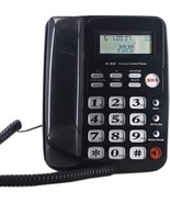JeKaVis P-50 Desk Corded Phone Black ~NEW~ - $521.32 MXN