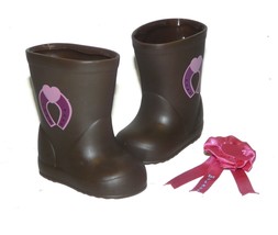 Battat Western Boots Pink 1st Place Ribbon Fits 18&quot; Our Generation Ameri... - $10.88