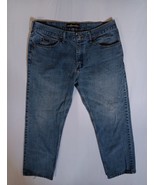 LEE Jean Distressed Blue Mens Size W36 X L29 Regular Fit - $195.46 MXN