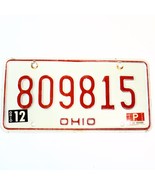 1980 United States Ohio Union County Passenger License Plate 809815 - £21.24 GBP