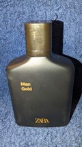 Zara Man Gold Edt 3.4 Oz 100 Ml Spray New No Box Classic Discontinued - £27.11 GBP