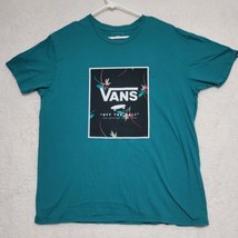 Vans Off The Wall Mens T Shirt Size 2XL XXL Graphic The Original Teal Casual - £12.55 GBP