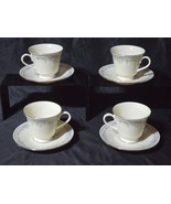 LENOX Coffee Tea Cup &amp; 6&quot; Saucer REVERIE (Platinum Trim) - NEAR MINT Set... - $43.71 CAD