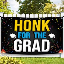 Large Honk For The Grad Graduation Banner - Graduation Decorations 202 - £15.17 GBP