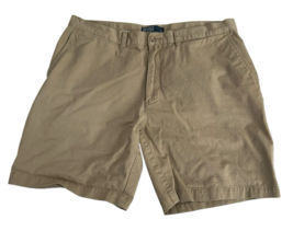 Vintage Polo Ralph Lauren Men&#39;s Summer Khaki Shorts Size 36 Tan 9” Insea... - $33.20