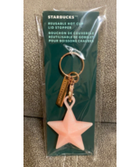 Starbucks 2023 Holiday Pink Christmas Star Reusable Hot Cup Lid Stopper ... - $14.80
