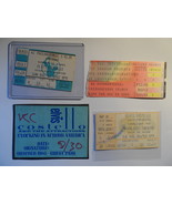 Elvis Costello &amp; The Attractions Ticket Stubs + Guest Pass 1985 Across A... - $39.50