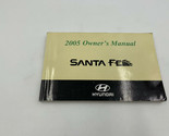 2005 Hyundai Santa FE Owners Manual H02B43008 - £11.65 GBP