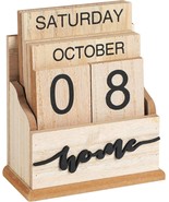 Reusable Wooden Calendar Decor w the words, &quot;home&quot; on Front NEW - $352.08 MXN