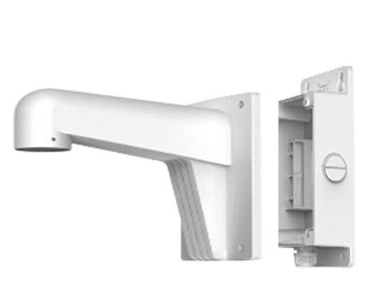 Hikvision WML White Long Camera Wall Mount Bracket w/ Junction Box NEW i... - $16.43