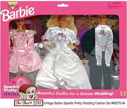 Barbie Sparkle Pretty Wedding Fashion NEW 68070-94 by Mattel 1995 Vintage - £23.94 GBP