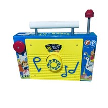 Fisher Price Classic TV-Radio Music Box Plays The Farmer in the Dell Wind Up Toy - $20.27