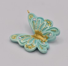 Hallmark Keepsake 1.2&quot; Miniature Christmas Ornament 2022, Bitty Blue Butterfly - £8.69 GBP