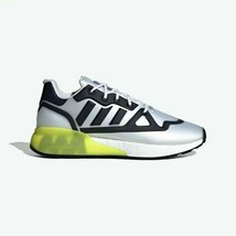 Adidas Originals Zx 2K Boost Futureshell Men&#39;s Shoes White Black Volt G55509 9.5 - £46.30 GBP
