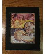 Andrew Lindberg RELIGIOUS Watercolor Print - DO NOT HINDER THEM - Signed - £6.29 GBP