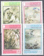 ZAYIX Great Britain Jersey 578-581 MNH XMAS Illustrations Peter Pan 042922SM130M - £2.72 GBP