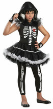 SKELA-RINA Skeleton Ballerina Child Halloween Costume Girls Size Large 10-12 - £18.04 GBP