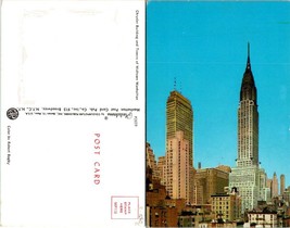 New York(NY) NYC Chrysler Building &amp; Towers of Midtown Manhattan VTG Postcard - £7.34 GBP