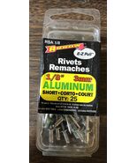 NOS Arrow Fastener Aluminum RSA 1/8-Inch (3mm) Short Rivets (25-Pack) - €6,24 EUR NOS Arrow Fastener Aluminum RSA 1/8-Inch (3mm) Short Rivets (25-Pack) - €6,24 EUR