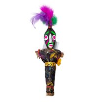 BLACK Voodoo Doll | Revenge Getting Rid of Bad Habits | New Orleans Voodoo Doll - £10.16 GBP