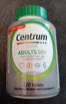 Centrum Silver Adults 50 Plus Vitamins Multivitamin Supplement, 220 Ct.(NO15) - £18.76 GBP
