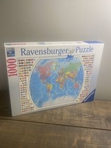 Ravensburger World Nation Map Flags 1000 Piece Jigsaw Puzzle Discontinue... - $21.73