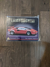 16&quot; Lamborghini Countach LP400S  3d cutout retro USA STEEL plate display... - £47.34 GBP