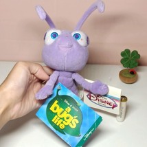 Disney Store PIXAR A Bug&#39;s Life Purple Ant DOT Stuffed Plush 6&quot; - £15.52 GBP