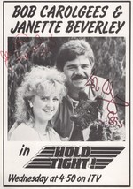 Bob Carolgees Hold Tight Alton Towers TV Quiz Show MULTI Hand Signed Photo - £12.76 GBP