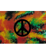 Peace Sign Poster Flag Psychedelic - $21.93 CAD
